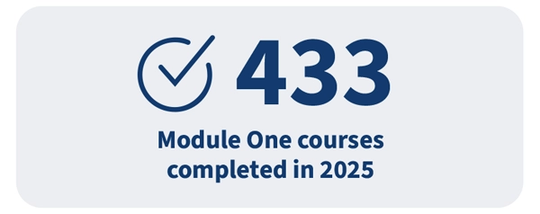 433 Module One course completed in 2025